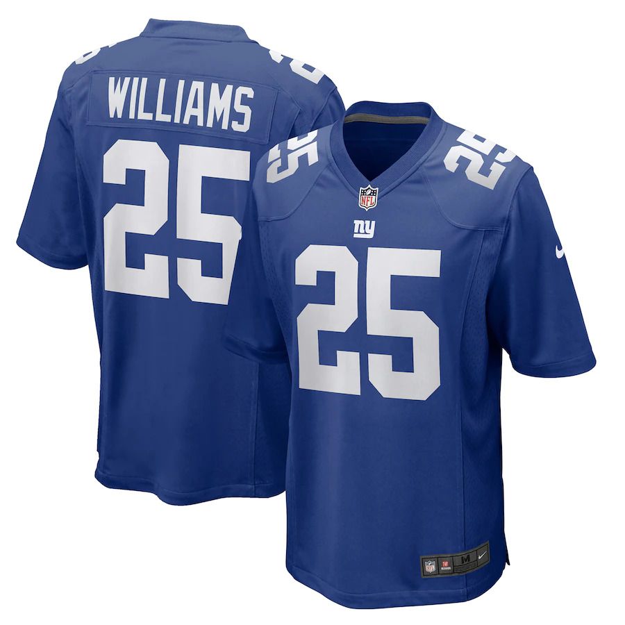 Men New York Giants #25 Rodarius Williams Nike Royal Game Player NFL Jersey->new york giants->NFL Jersey